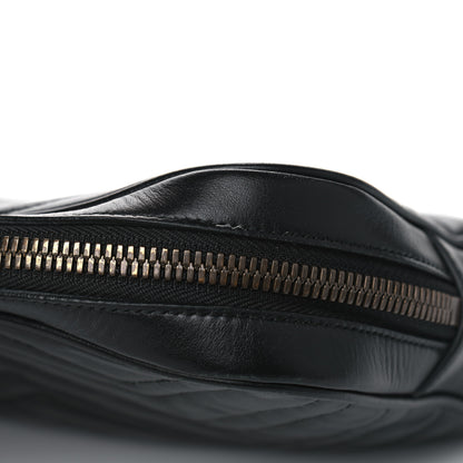 Gucci Calfskin Matelasse Mens GG Marmont Belt Bag 100 40 Black 15 of 18