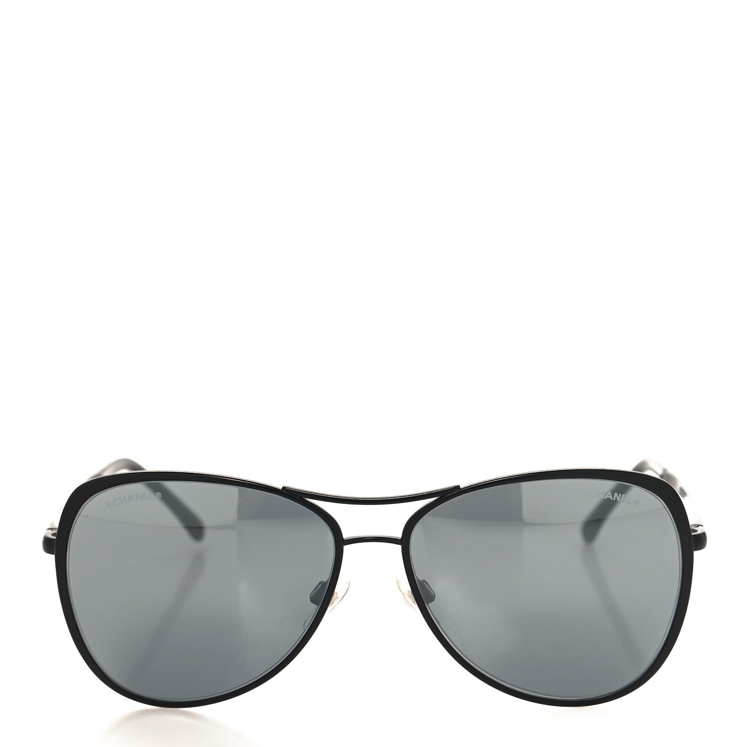 Chanel Pilot Summer Aviator Sunglasses 4223 Black 2 of 7