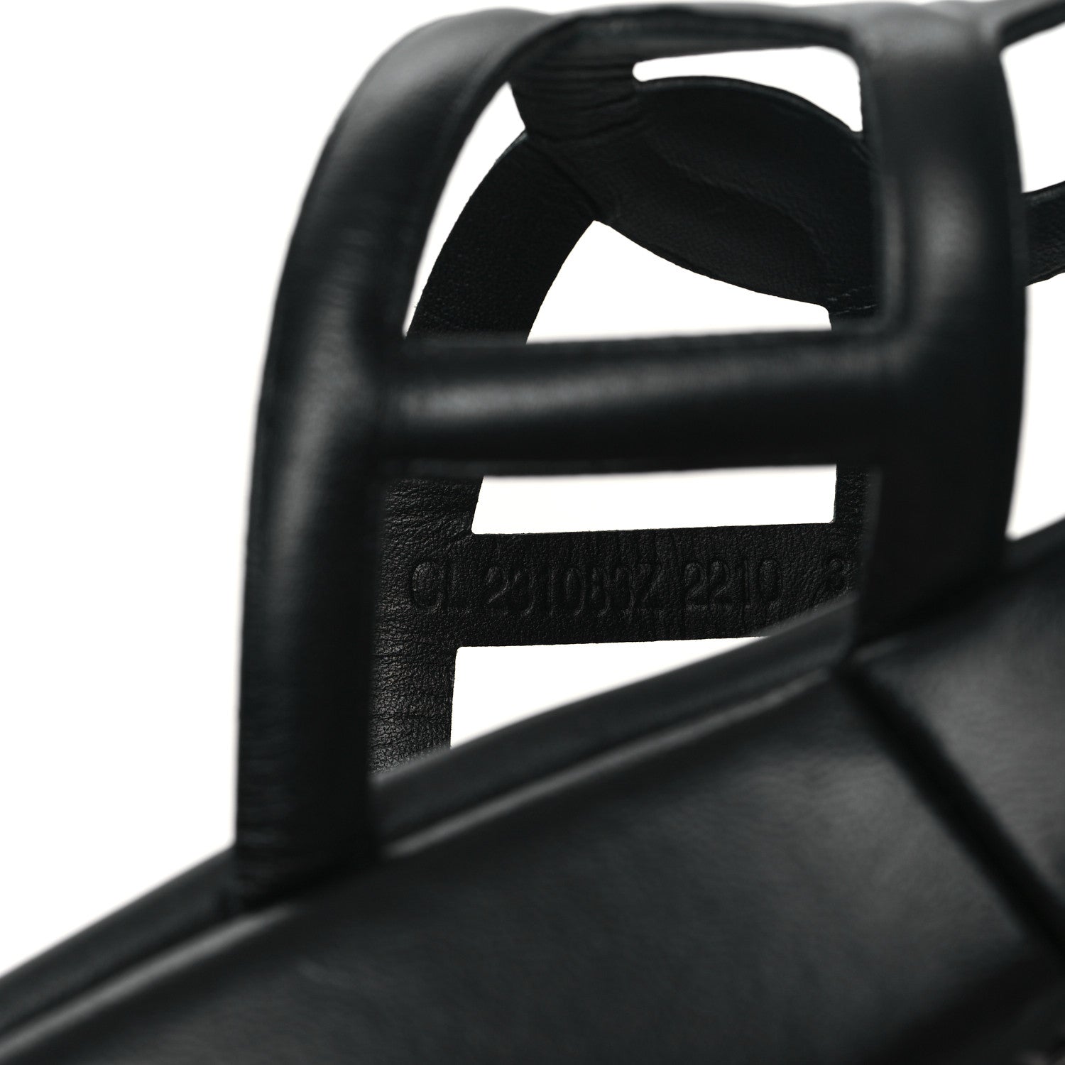 Hermes Nappa Gipsy Sandals 38 Black 8 of 9