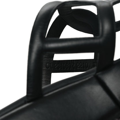 Hermes Nappa Gipsy Sandals 38 Black 8 of 9