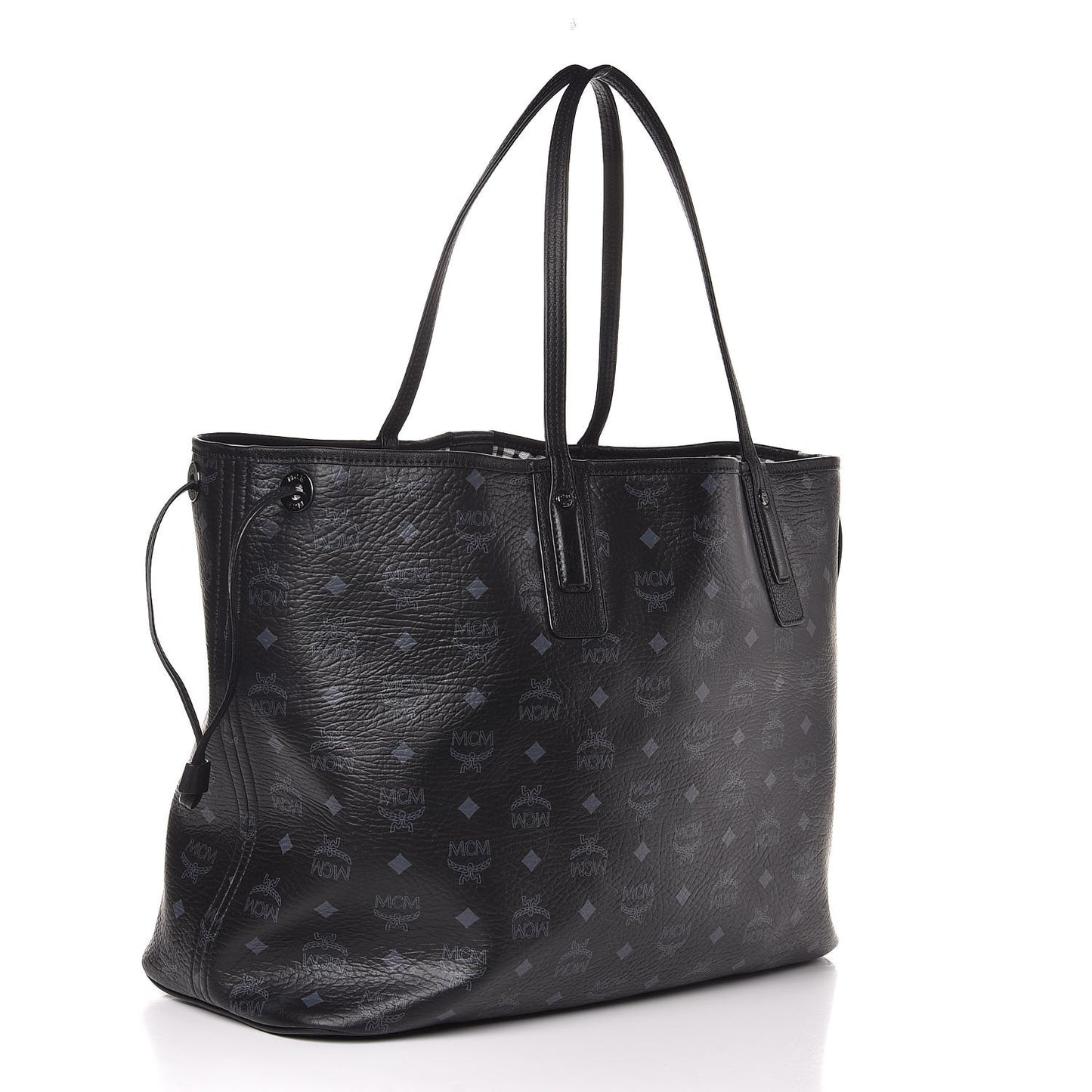 Visetos Large Liz Reversible Shopper Tote Black