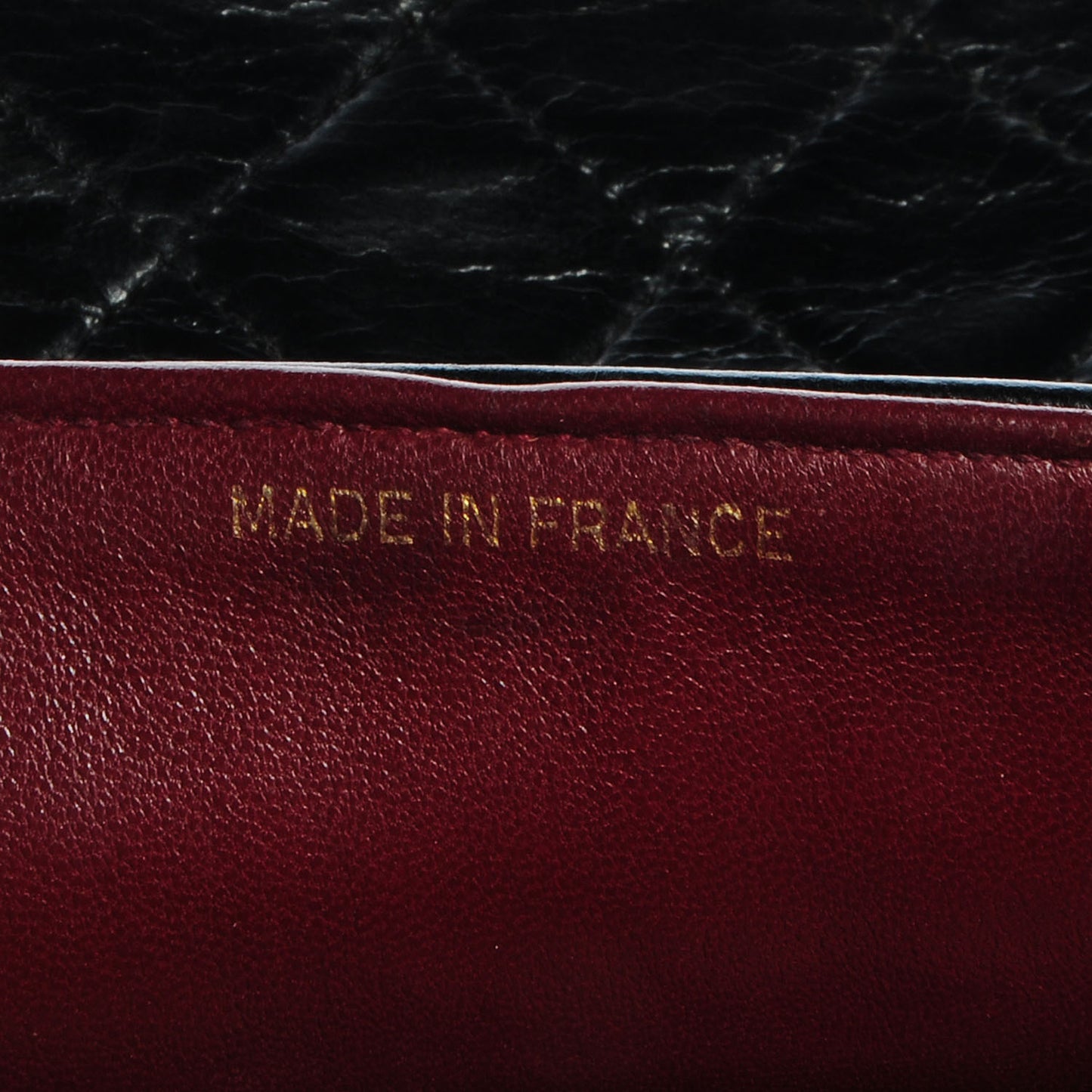 Lambskin Medium Double Flap Black