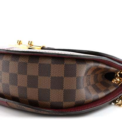 Louis Vuitton Damier Ebene Cuir Taurillon Wight Bordeaux 9 of 13