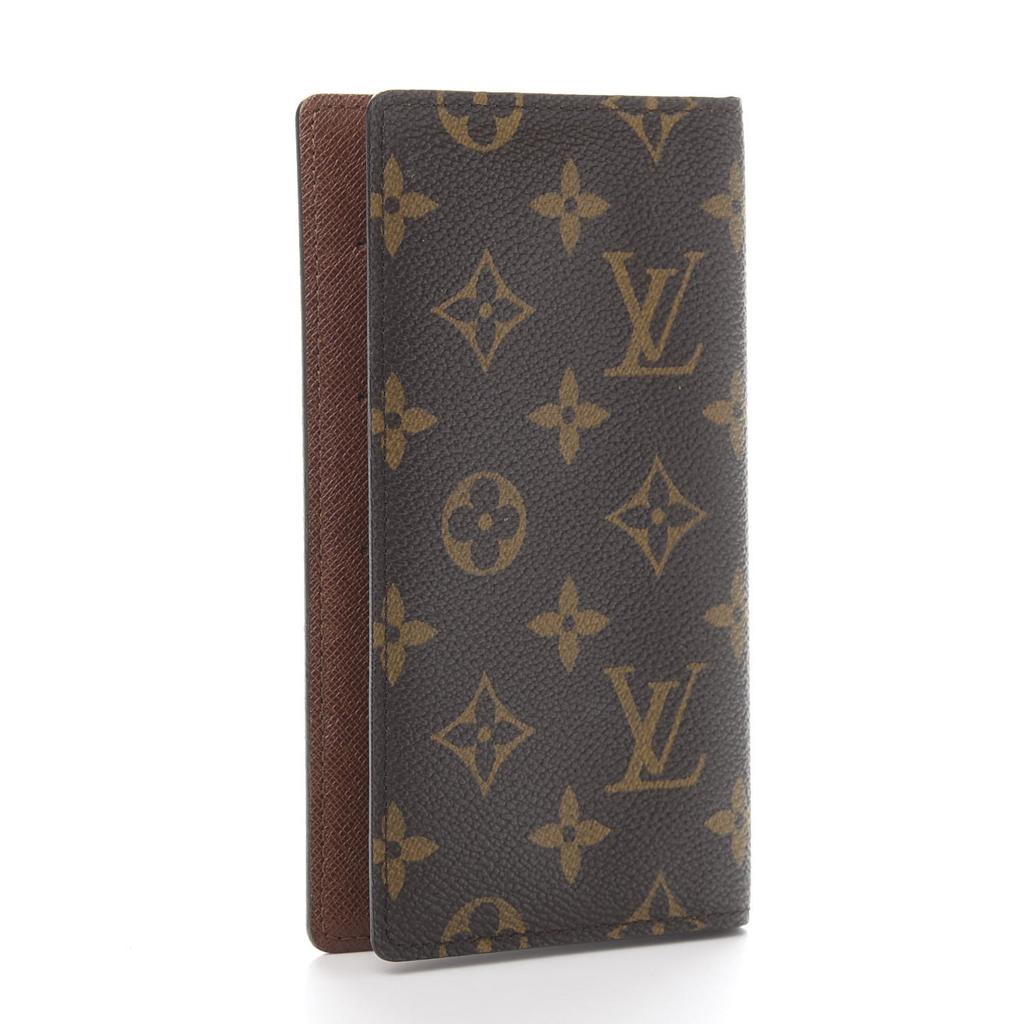 Monogram Checkbook Holder Case Wallet