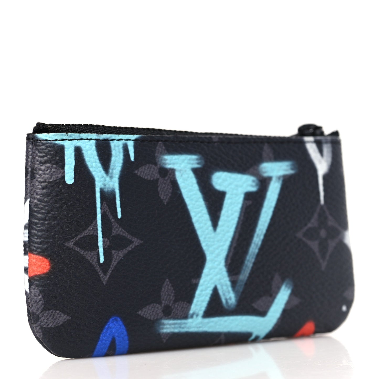 Monogram Eclipse LV Graffiti Key Pouch Multicolor