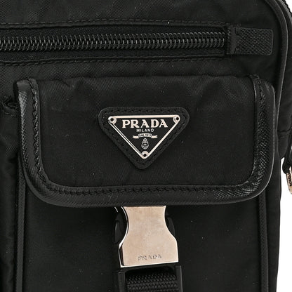 Prada Tessuto Nylon Multi Pocket Belt Bag Black 8 of 12