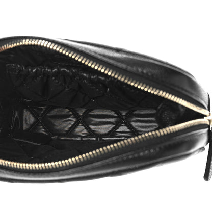 Chanel Caviar Quilted Small Curvy Pouch Cosmetic Case Black 5 of 10