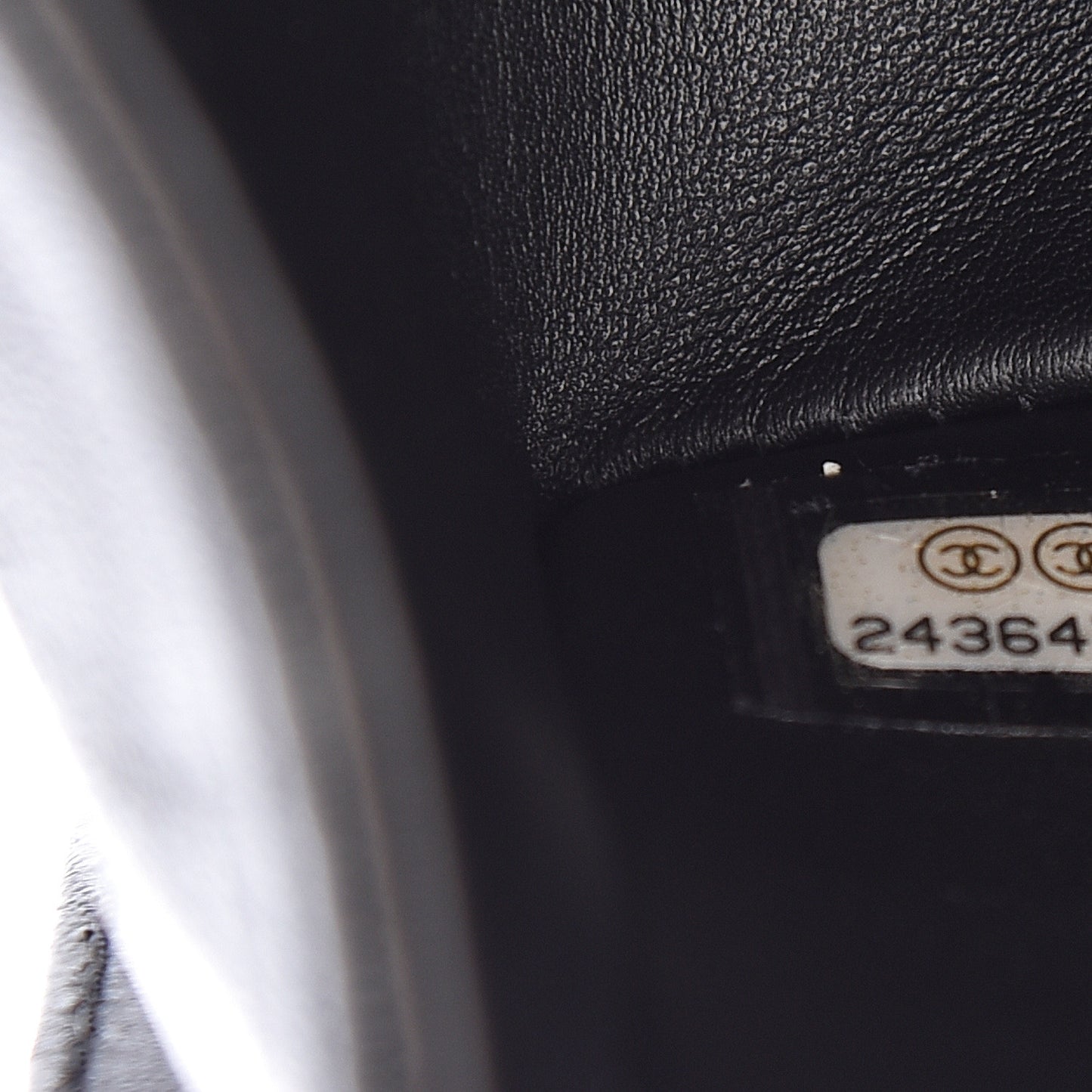 Lambskin Satin LED Metal Small Boy Flap Black