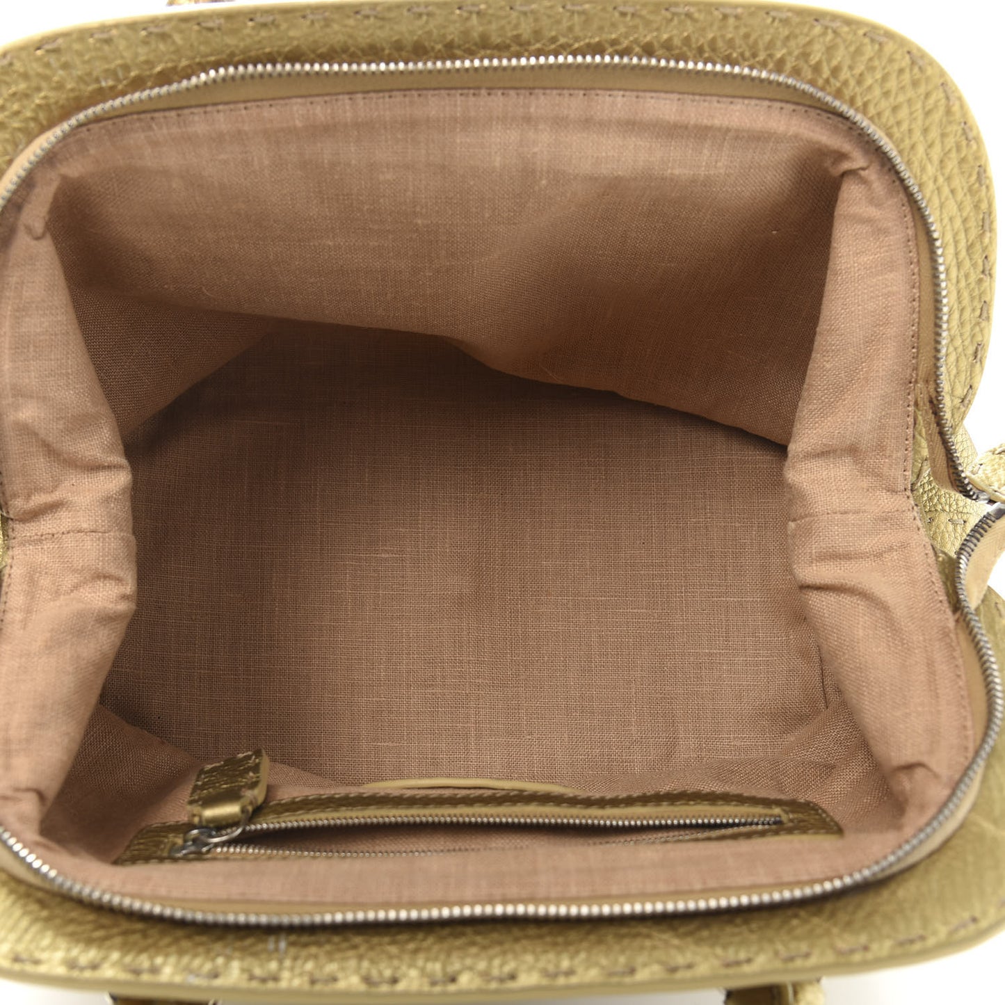 Cuoio Romano Selleria Adele 1328 Bag Oro Metallizzo