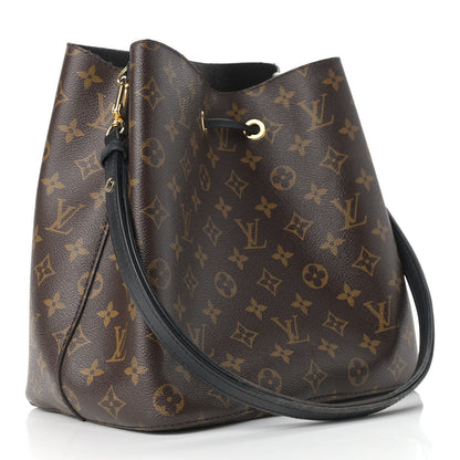 Louis Vuitton Monogram Neonoe MM Black 3 of 16