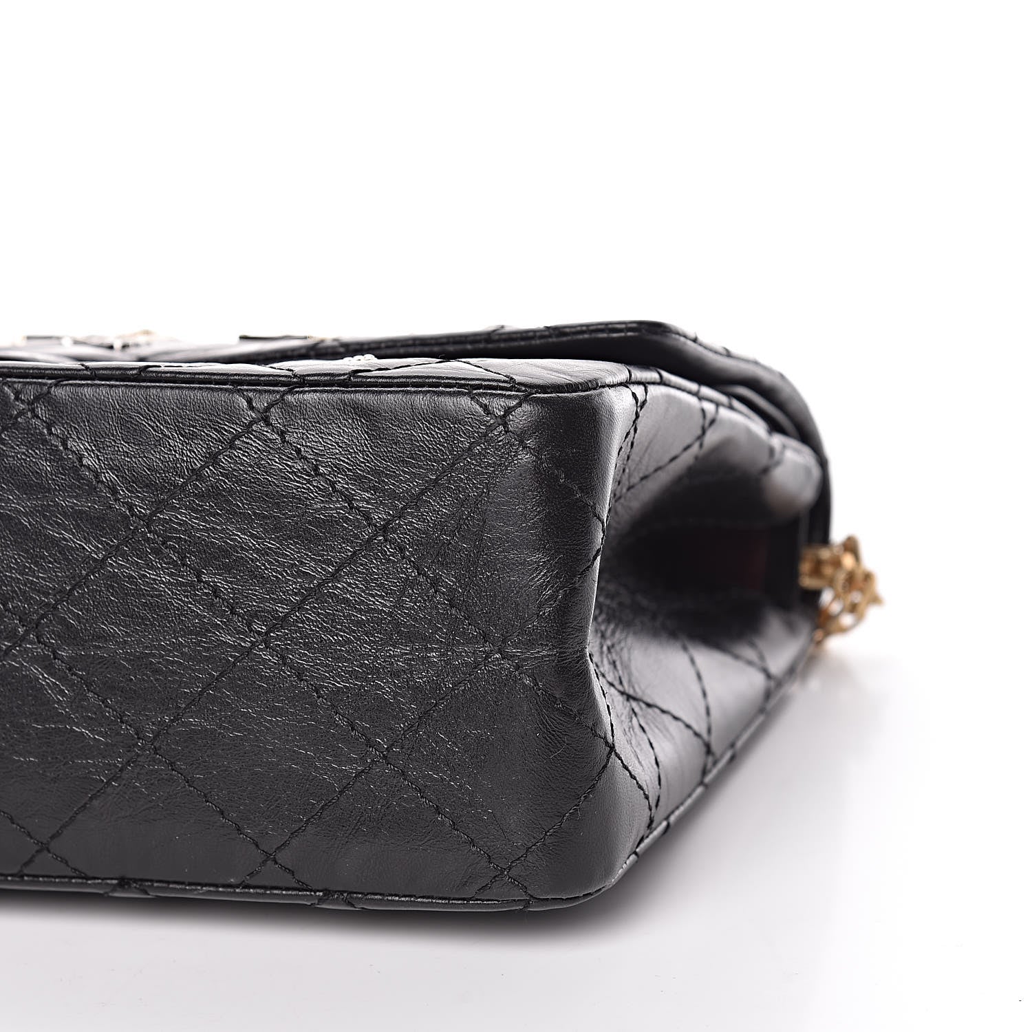 Chanel Aged Calfskin Lucky Charms 2.55 Reissue 226 Flap Black 7 of 11