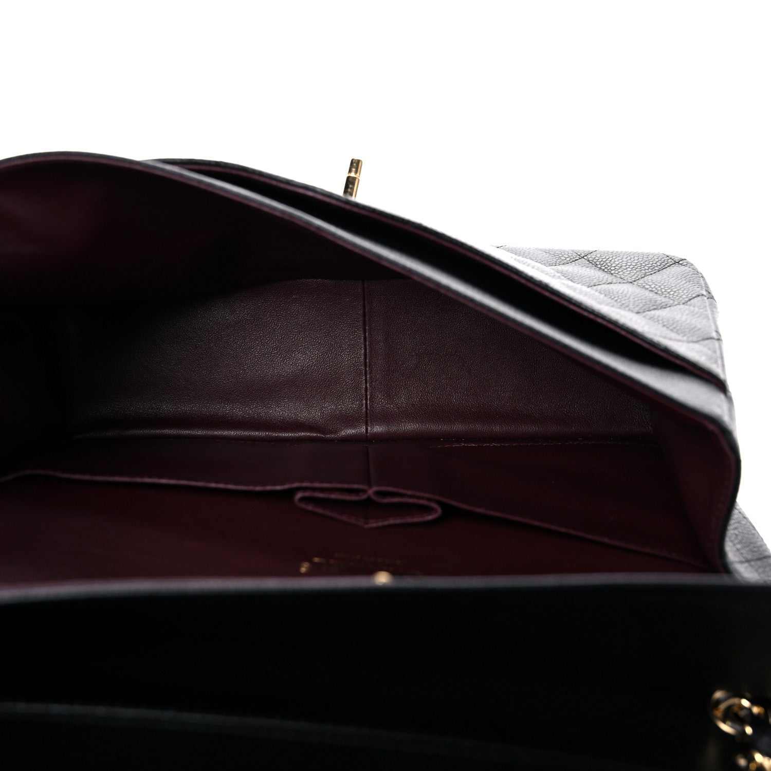 Chanel Caviar Quilted Jumbo Double Flap Black 7 of 11