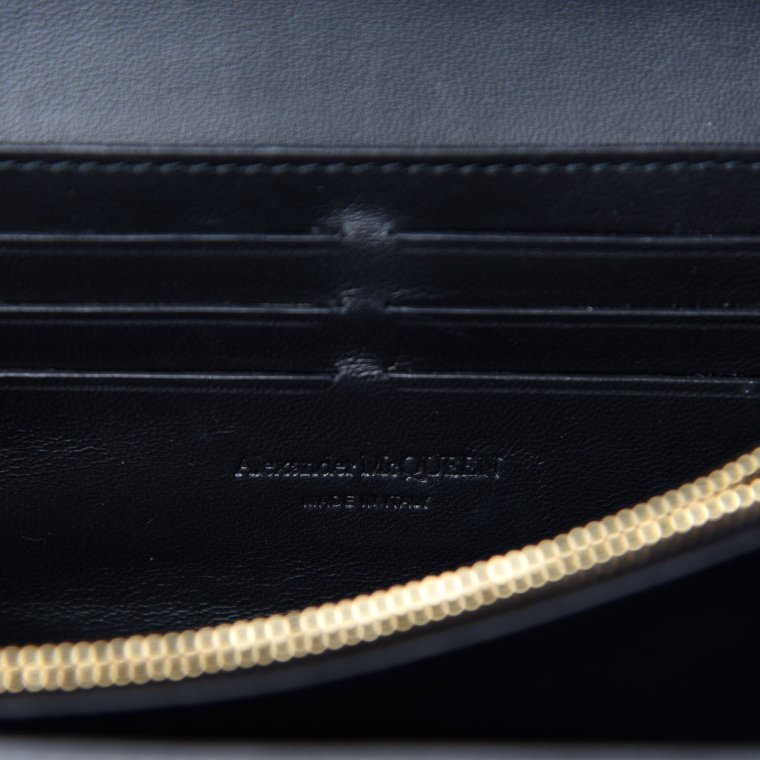 Alexander McQueen Patent Skull Wallet on Chain Black 8 of 9