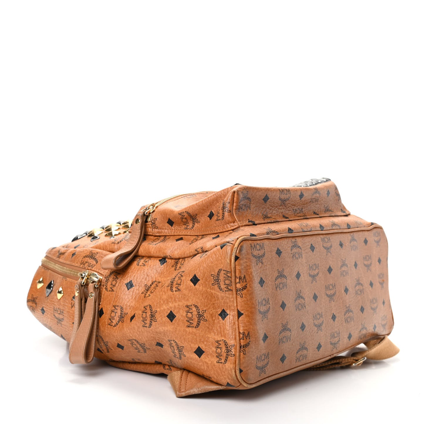 Visetos Studded Medium Stark M Backpack Cognac