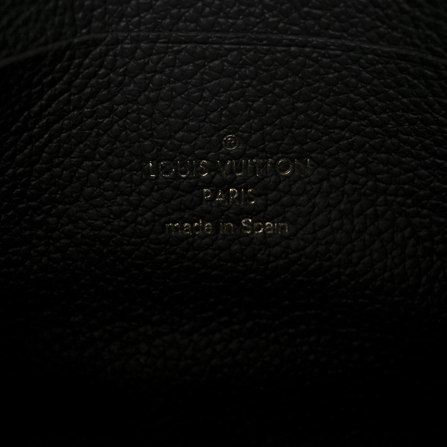 Louis Vuitton Empreinte Double Zip Pochette Black 7 of 11