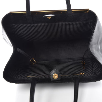 Fendi Vitello Elite Large 2Jours Tote Black 5 of 10