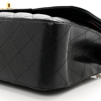 Chanel Caviar Quilted Jumbo Double Flap Black 11 of 11