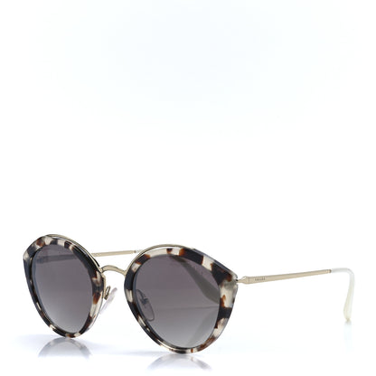 Prada Acetate Round Sunglasses SPR18U Tortoise 1 of 8