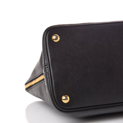 Prada Saffiano Lux Large Promenade Tote Black 5 of 9