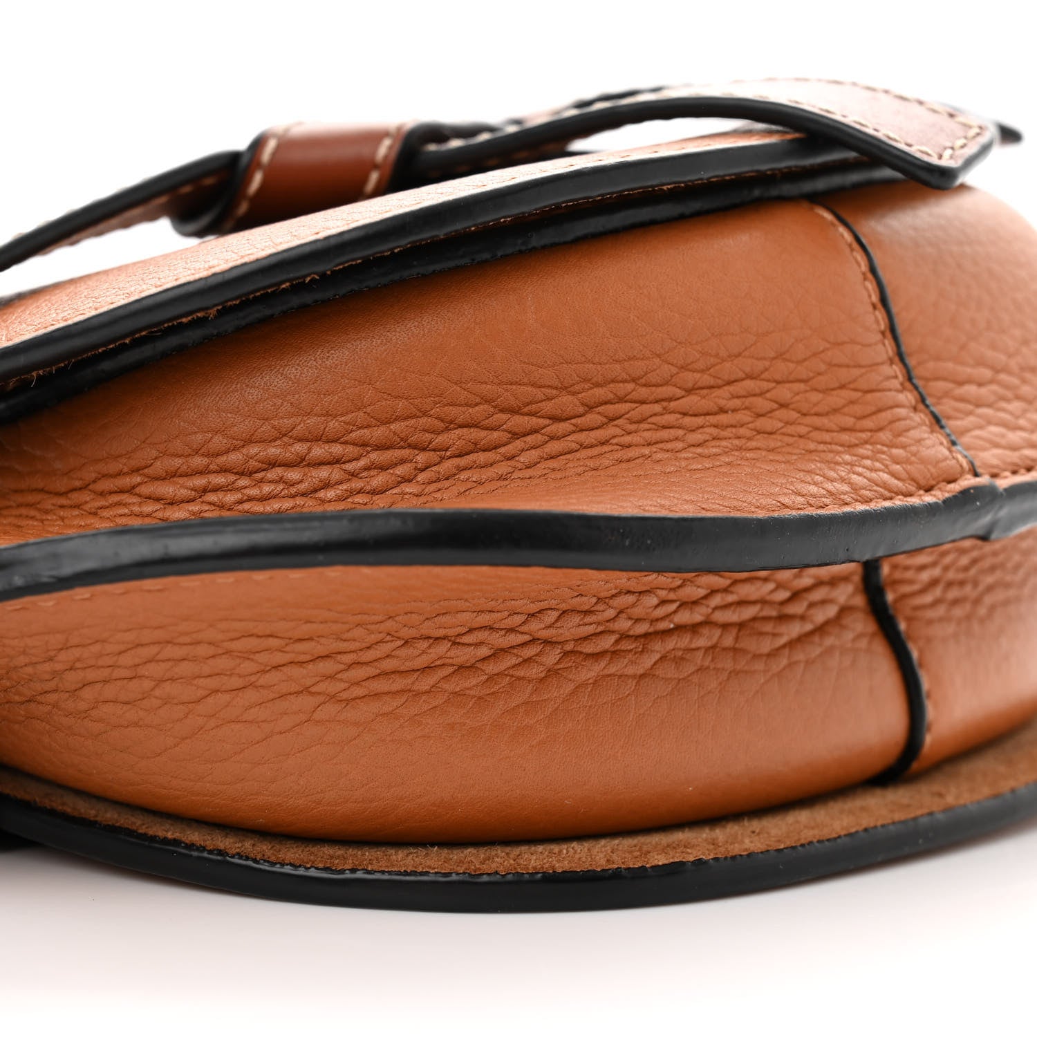 Loewe Grained Calfskin Mini Gate Crossbody Bag Caramel Pecan 8 of 10