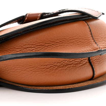 Loewe Grained Calfskin Mini Gate Crossbody Bag Caramel Pecan 8 of 10