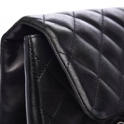 Chanel Calfskin Quilted Large Cambon Flap Black 16 of 16