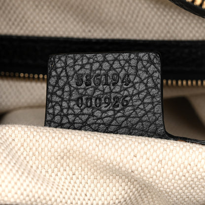 Gucci Pebbled Calfskin Large Soho Hobo Black 7 of 11