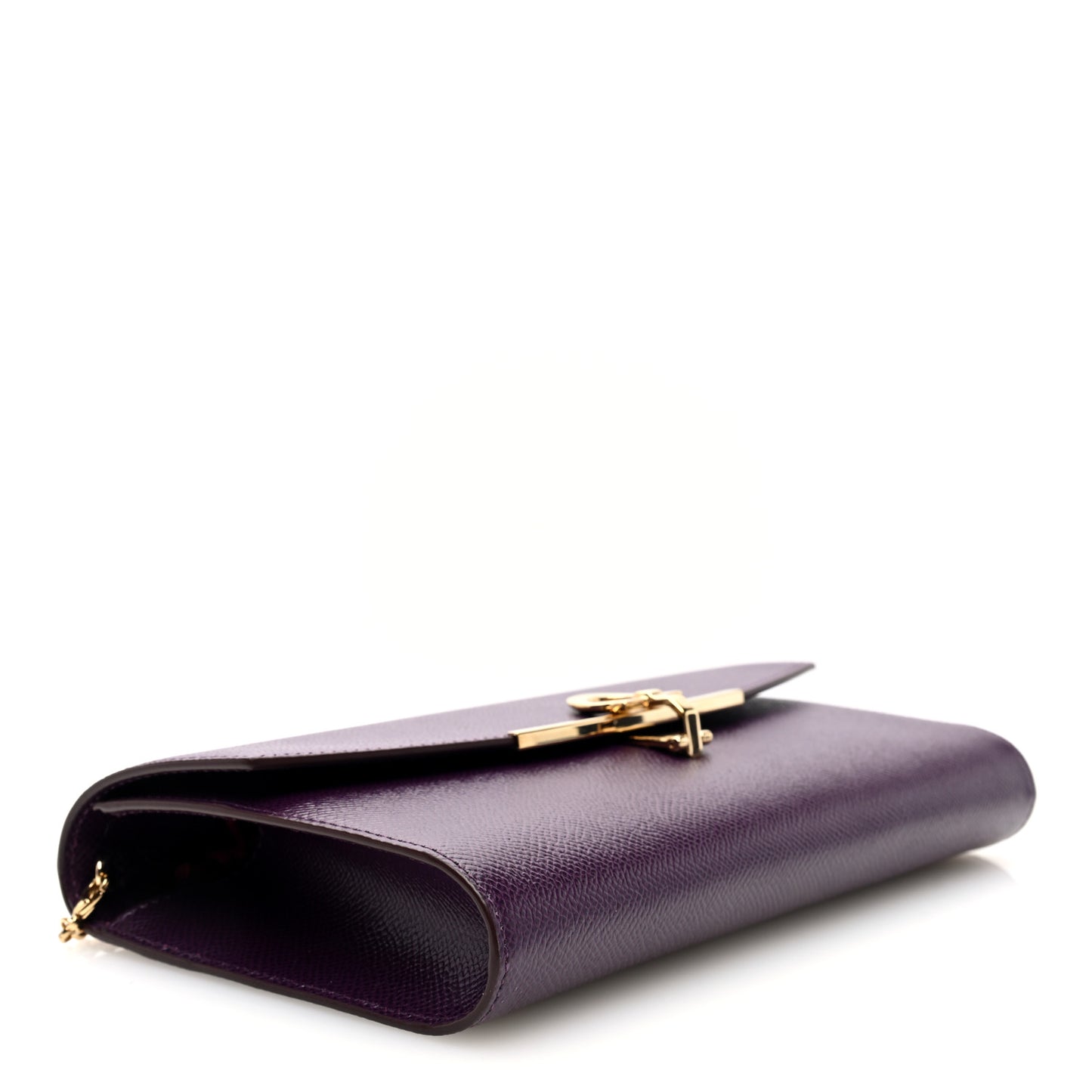 Hammered Calfskin Gancini Icona Mini Bag Blackberry