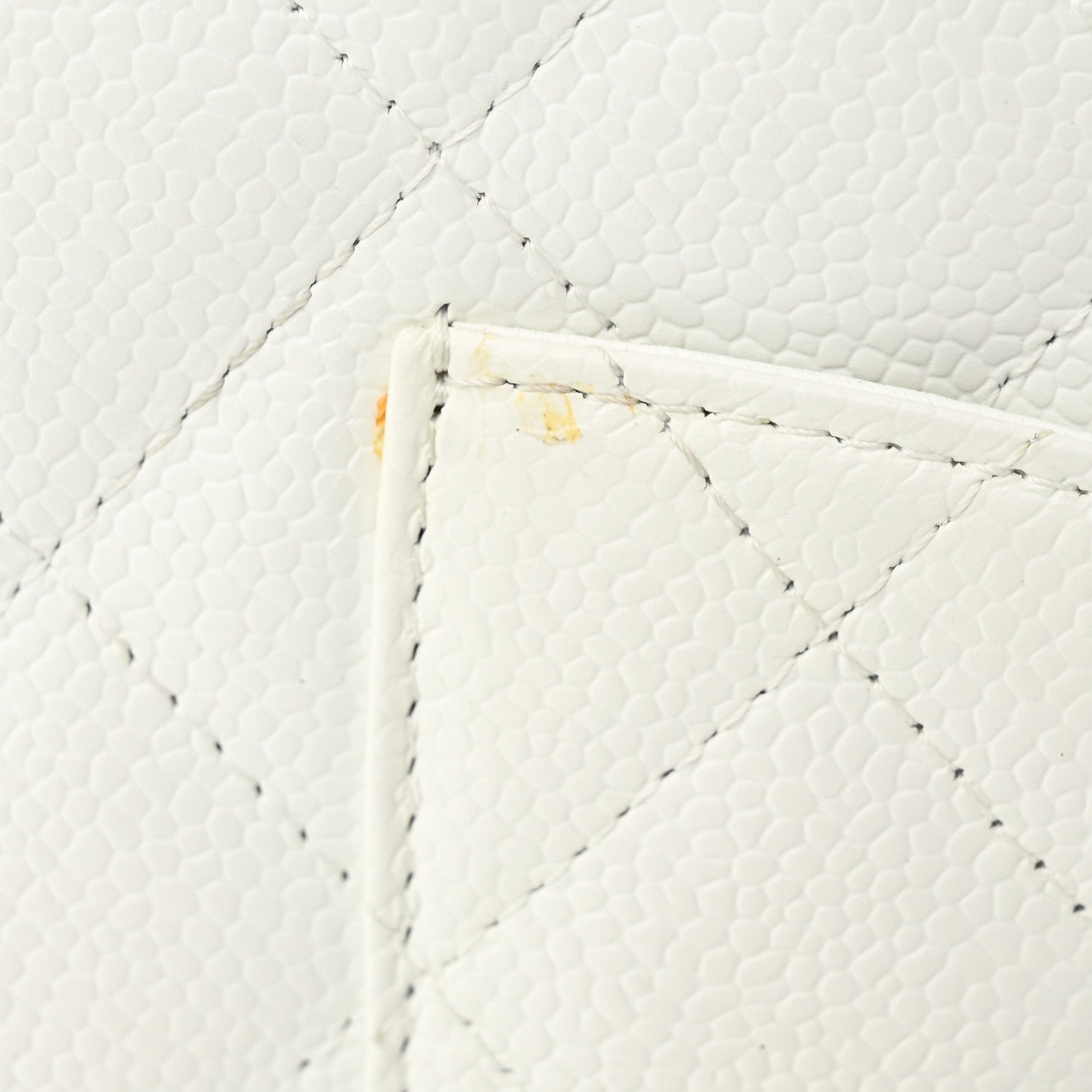 Chanel Caviar Quilted Petit Shopping Tote PST White 11 of 13