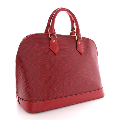 Louis Vuitton Epi Alma PM Castillan Red 3 of 16