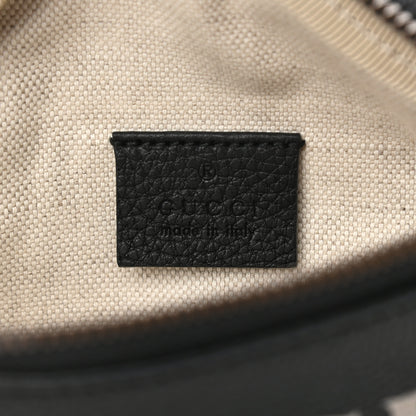 Gucci Grained Calfskin Small Logo Belt Bag Black 6 of 10