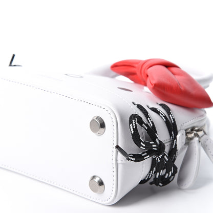 Balenciaga Calfskin Hello Kitty XXS Ville Top Handle Bag White 9 of 9