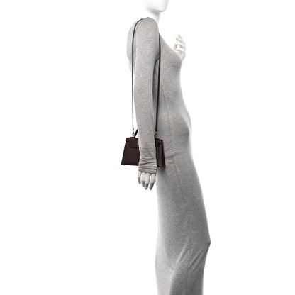 Hermes Epsom Horseshoe Mini Kelly Sellier 20 Bordeaux Vert Bosphore 2 of 11
