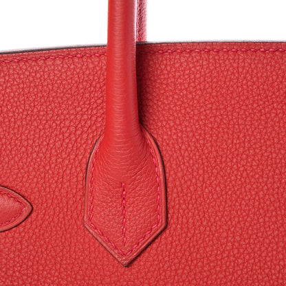 Hermes Togo Birkin 30 Geranium 12 of 34