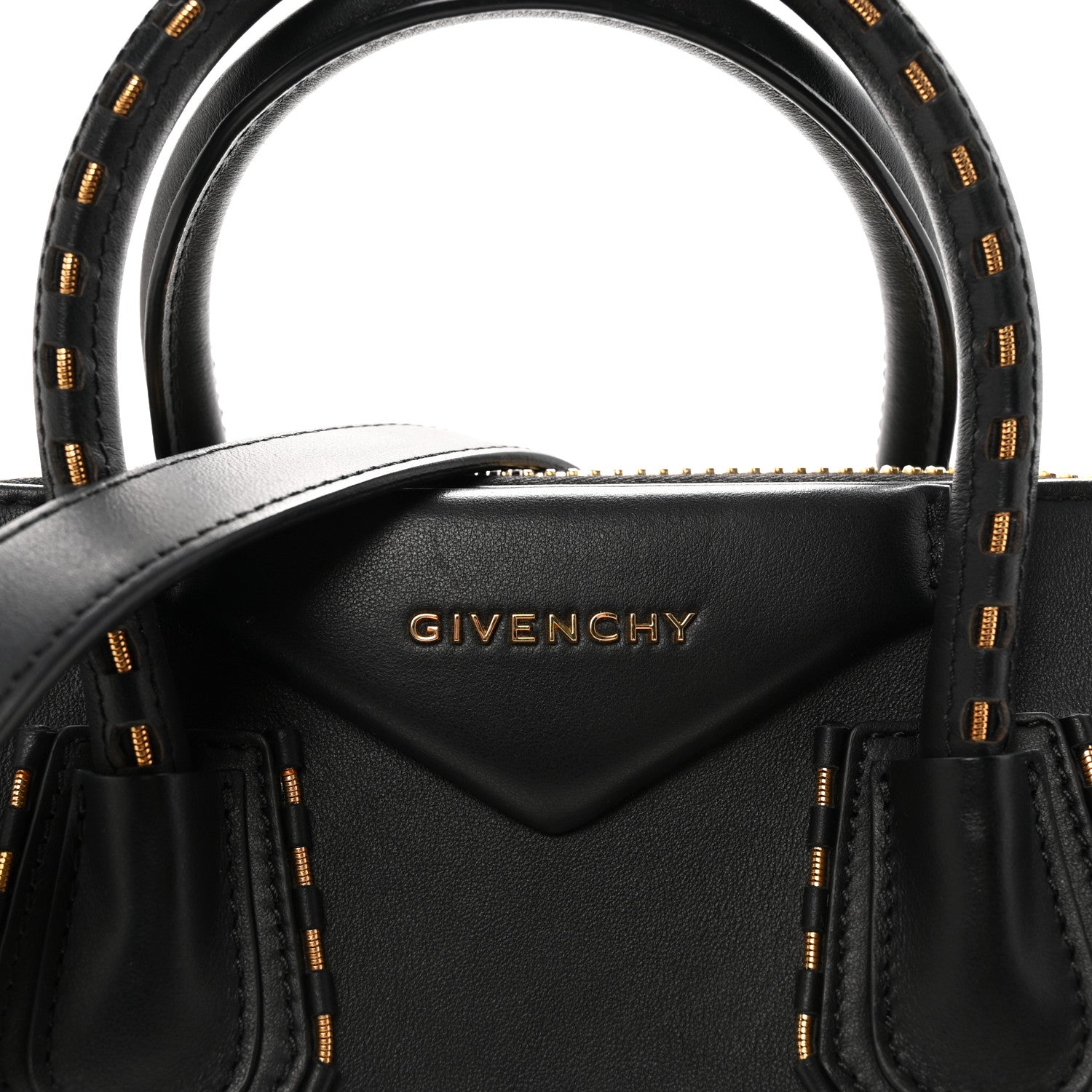 Givenchy Calfskin Chain Detail Small Antigona Black 8 of 10