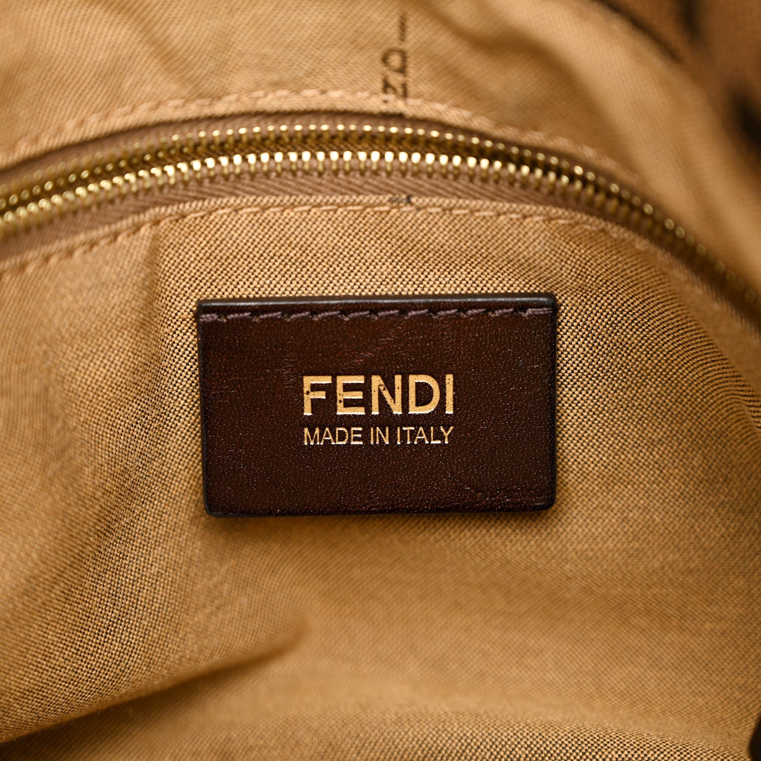 Fendi Zucca Medium Chef Shoulder Bag Tobacco 6 of 10
