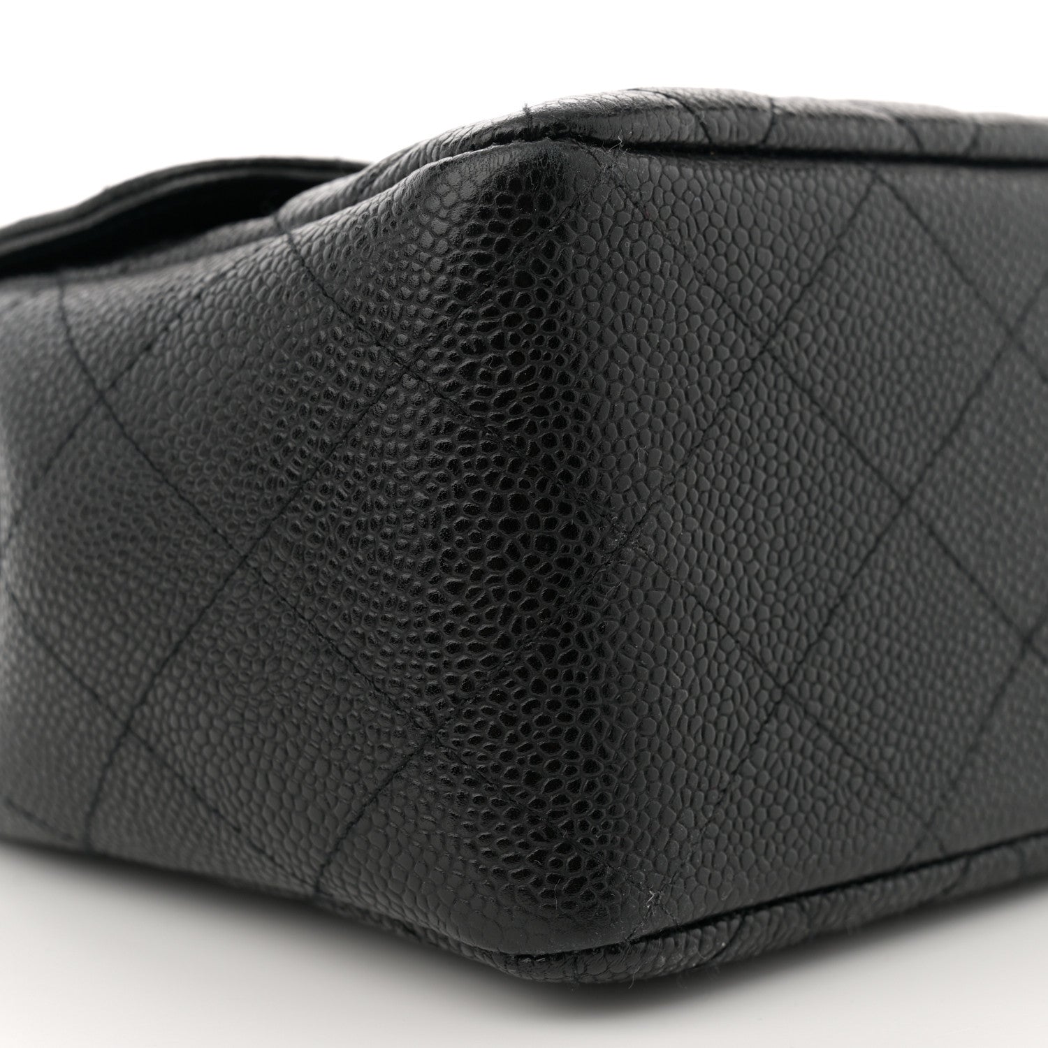 Chanel Caviar Quilted Jumbo Single Flap Black 9 of 13