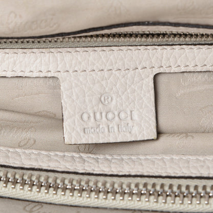 Gucci Monogram Medium Bamboo Bar Tote Off White 6 of 9