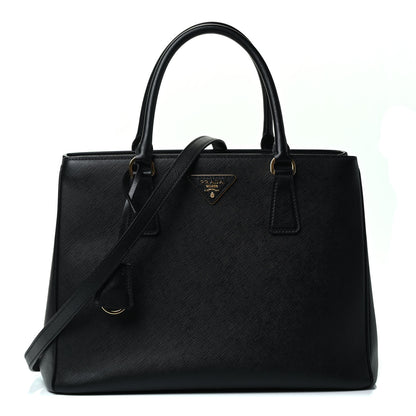 Prada Saffiano Lux Medium Tote Black 1 of 4