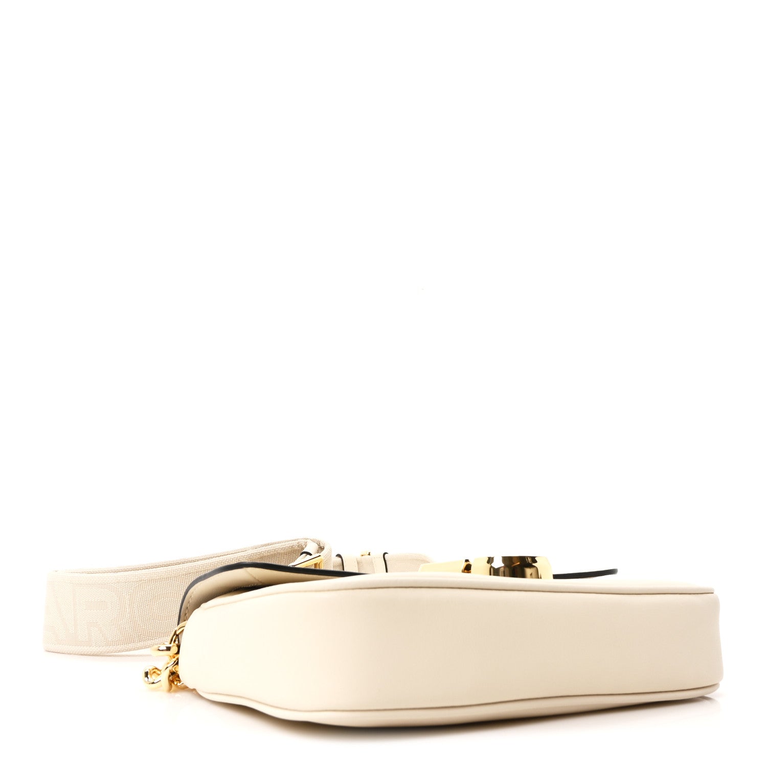 Marc Jacobs Calfskin The J Marc Shoulder Bag Cloud White 4 of 10