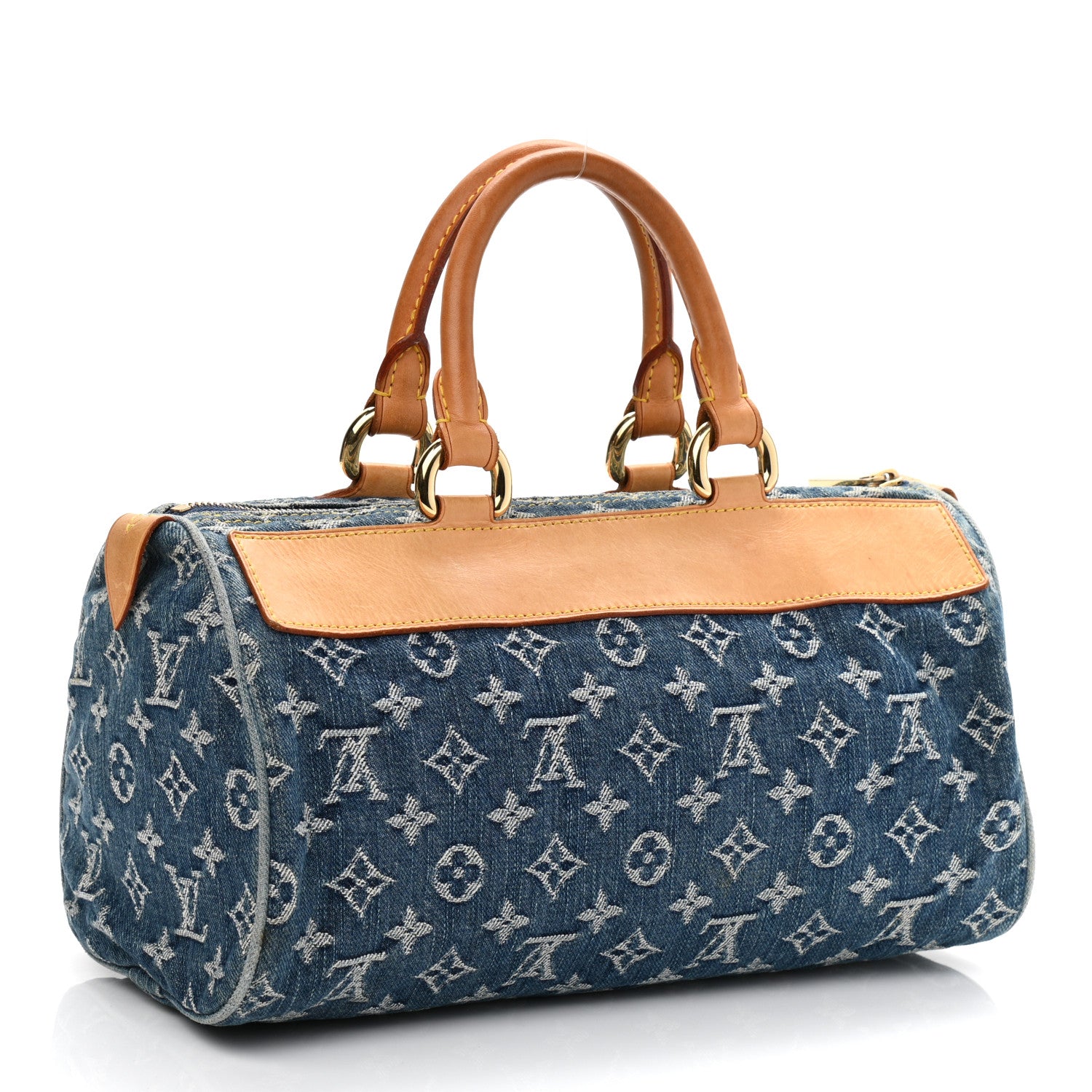 Louis Vuitton Monogram Denim Neo Speedy Blue 3 of 13