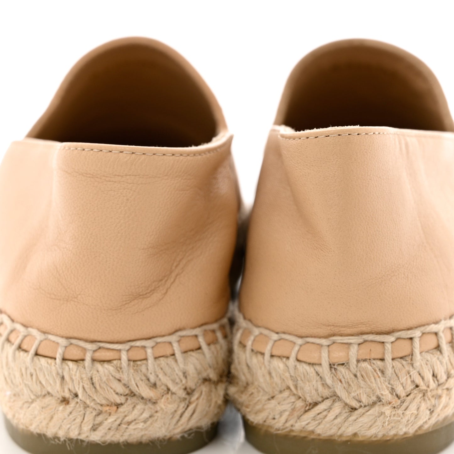 Lambskin CC Espadrilles 35 Beige Black