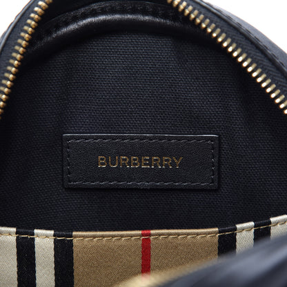 Burberry E-Canvas Calfskin Icon Stripe Louise Bag Archive Beige 8 of 8