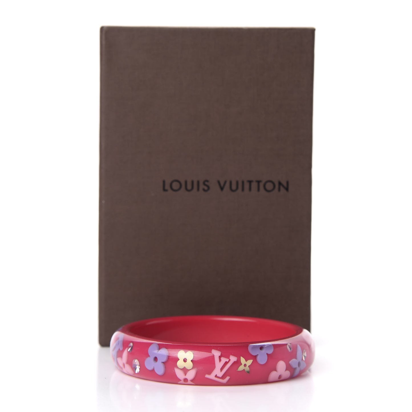 Resin Swarovski Large Inclusion Bracelet GM Rose Pop