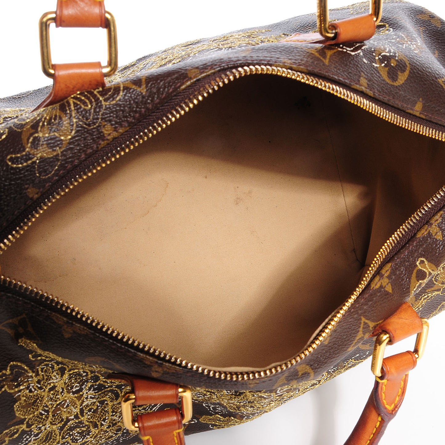 Monogram Dentelle Speedy 30 Gold
