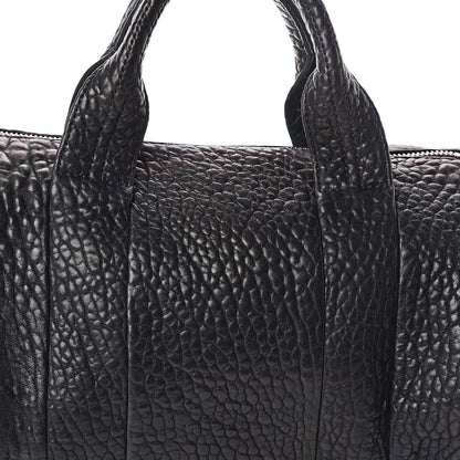 Alexander Wang Pebbled Lambskin Rocco Black Rose Gold Hardware 7 of 9