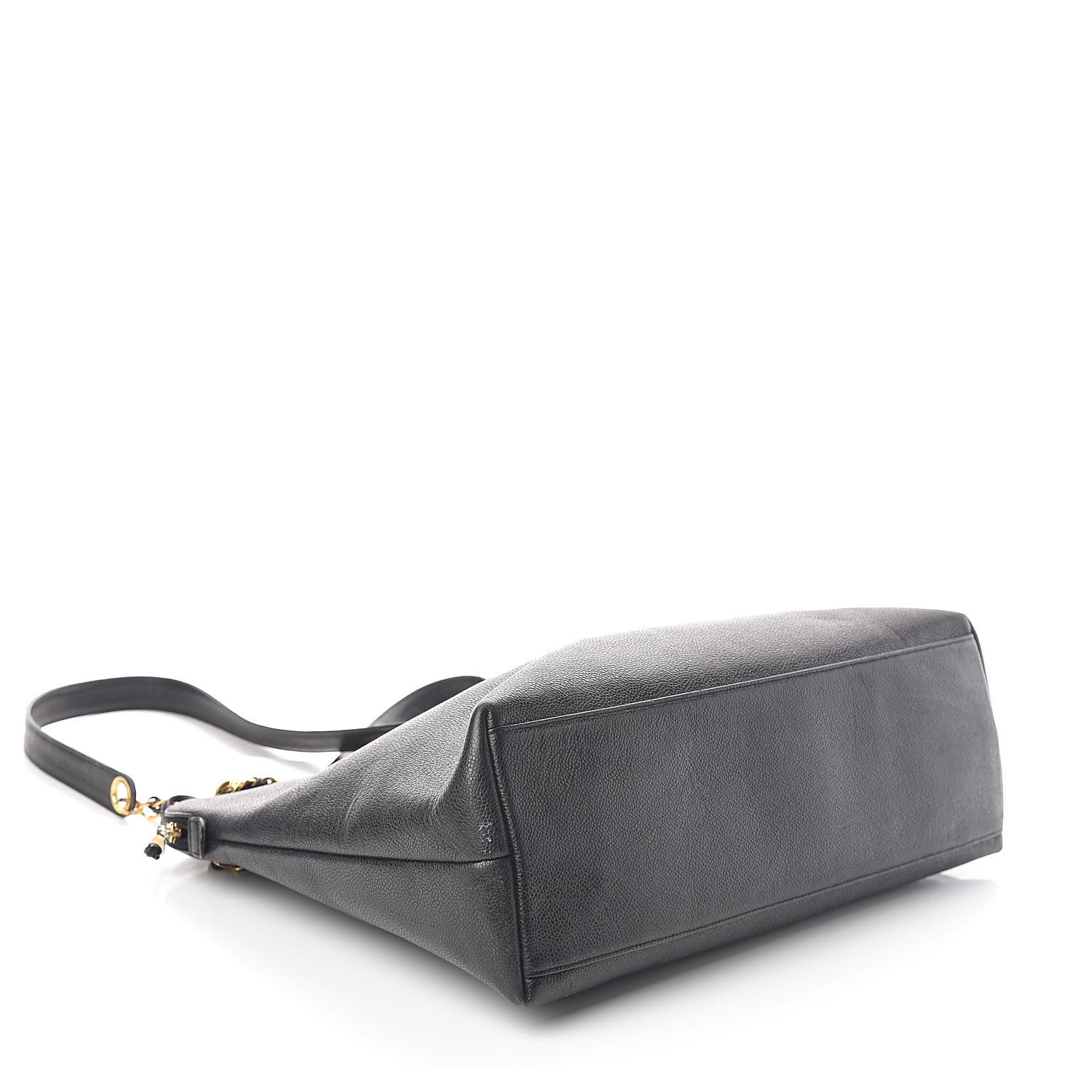 Chanel Caviar Large CC Shoulder Bag Black 4 of 10