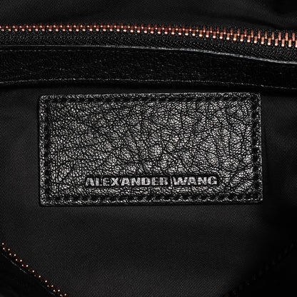 Alexander Wang Pebbled Lambskin Rocco Black with Rose Gold Hardware 6 of 6