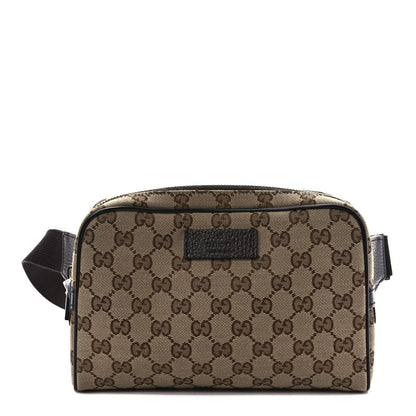 Gucci Monogram Belt Bag Dark Brown 1 of 9