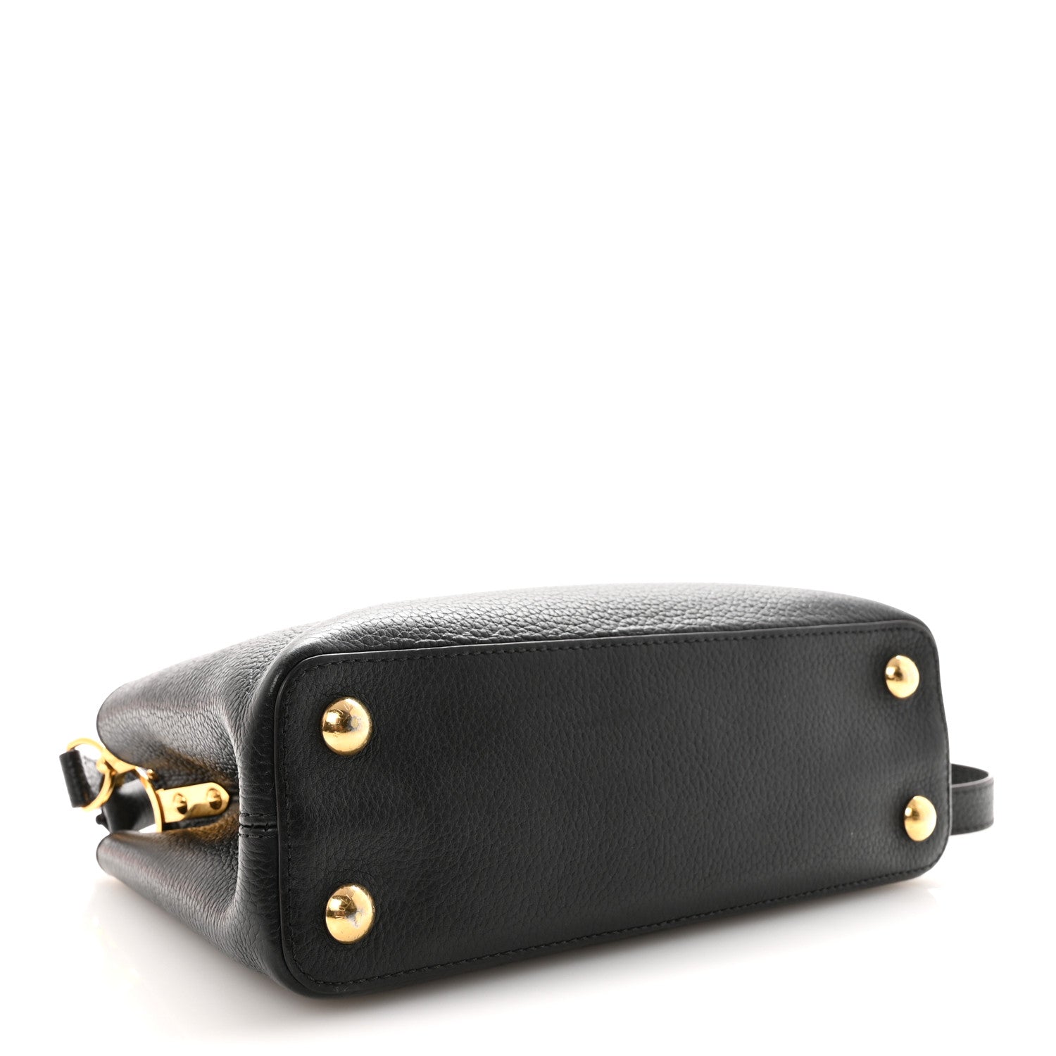 Louis Vuitton Taurillon Capucines BB Black 4 of 9
